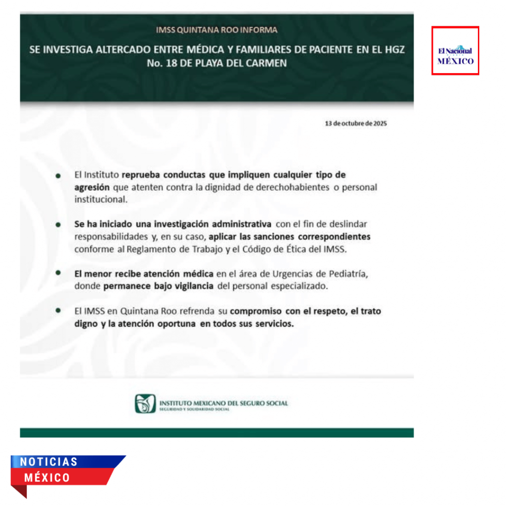 Doctora del IMSS de Playa del Carmen